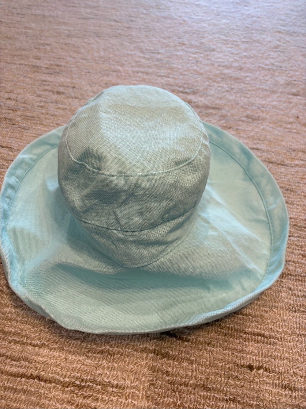 Women's Wide-Brim Sun Hat - Light Aqua